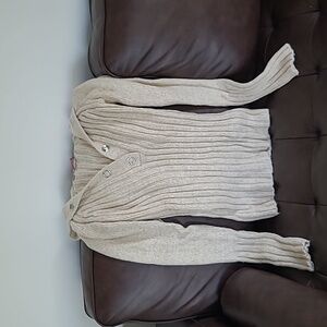 SO kahki ribbed sweater size small